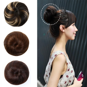 hair buns extensions clip